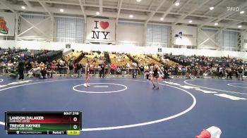 99 lbs Cons. Semi - Trevor Haynes, Mexico Wrestling vs Landon Dalaker, Club Not Listed