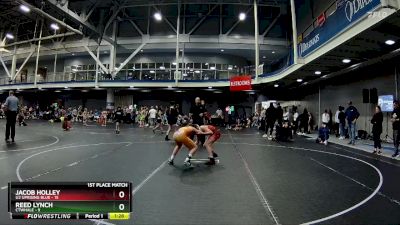 96 lbs Finals (2 Team) - Jacob Holley, U2 Uprising Blue vs Reed Lynch, CTWHALE