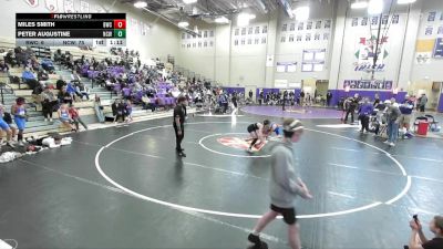 115 lbs Round 3 (8 Team) - Peter Augustine, Nashville Catholic Wrestling vs Miles Smith, Brentwood Wrestling Club