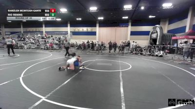 109 lbs Round Of 32 - Ramzlen McIntosh-Gante, Waianae Wrestling vs Rio Rening, Wright Wreslting Academy