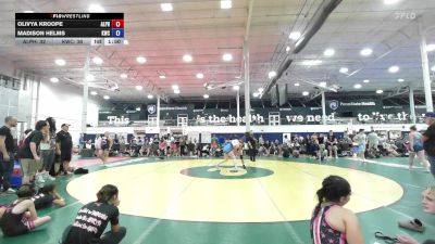 150 lbs Rr Rnd 4 - Olivya Kroope, Alpha Girlz vs Madison Helms, Kraken Black - Girls