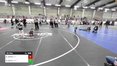 74 lbs 5th Place - Kanon Smith, Southwest Hammers vs Brekston Conry, Pomona Elite