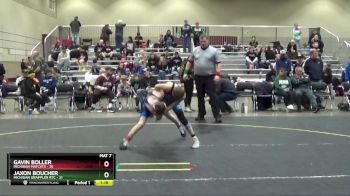 78 lbs Semifinal - Jaxon Boucher, Michigan Grappler RTC vs Gavin Boller, Michigan Matcats