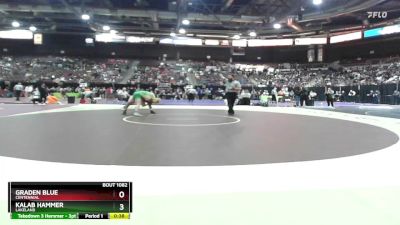 157 lbs Cons. Round 3 - Kalab Hammer, Lakeland vs Graden Blue, Centennial