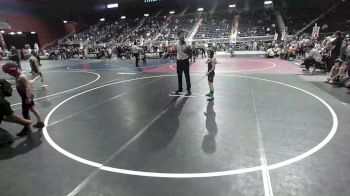 54 lbs Quarterfinal - Azerijah Bonney, Pomona Elite vs Rhett Woodworth, Dickinson WC