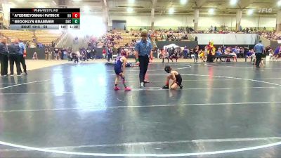 58 lbs Quarterfinal - Ayedrieyonnah Patrick, Heritage Outlaws vs Brooklyn Brammer, Stampede Wrestling Club