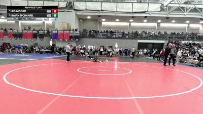 150 lbs Quarterfinal - Isaiah McDaniel, Middletown vs Leo Moore, Ridgefield