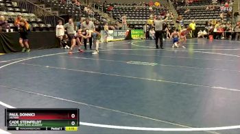 90 lbs Cons. Round 2 - Paul Donnici, Victory vs Cade Steinfeldt, Ubasa Wrestling Academy