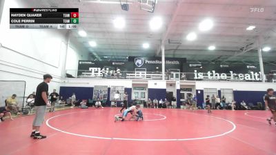 122 lbs Rr Rnd 2 - Hayden Quaker, Team Nauman Wrestling Club Funky - HSCB vs Cole Perrin, Team 302 - HSCB