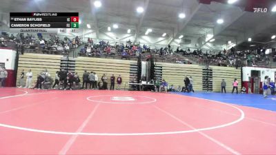 106 lbs Quarterfinal - Ethan Bayliss, Indianapolis Cathedral vs Cameron Schofield, Franklin Community