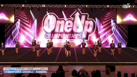 CheerForce Arizona - PASSION [2026 L1.1 Senior - PREP Day 1] 2026 One Up Arizona Nationals
