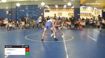138 lbs Consi Of 16 #1 - Jacive Sheppard, Top Gun Wrestling Academy vs Jake Cole, Cape Coral