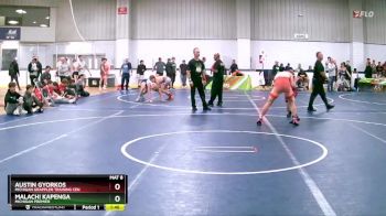 140 lbs Cons. Round 4 - Malachi Kapenga, Michigan Premier vs Austin Gyorkos, Michigan Grappler Training Cen