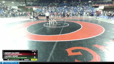 67 lbs 3rd Place Match - Jaeger Salcedo, Punisher Wrestling Company vs Camden Henry, Enumclaw Yellow Jackets Wrestling Club