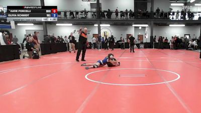 107 lbs Round Of 16 - Katie Porcelli, Rocky Point vs Olivia Schmidt, Valley Central