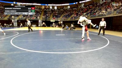 136 lbs Pigtails - Domanic Kaufman, Glendale vs Owen Orbich, Riverview