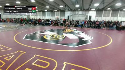 120 lbs Champ. Round 3 - Emory Little, Poudre vs Gabriella Lozano, McLoud