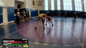 120 lbs Champ. Round 1 - Tristan Carter, New Kent vs Clif Bakhsh, St Marks