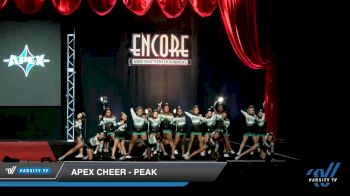 Apex Cheer - Peak [2019 Senior - Medium 1 Day 2] 2019 Encore Championships Houston D1 D2