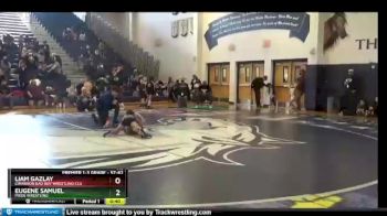 57 lbs Round 1 - Liam Gazlay, Cimarron Bad Boy Wrestling Clu vs Eugene Samuel, Pride Wrestling