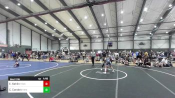 123 lbs Quarterfinal - Emily Sahlin, Fqwc vs Claire Condon, Toro World Club