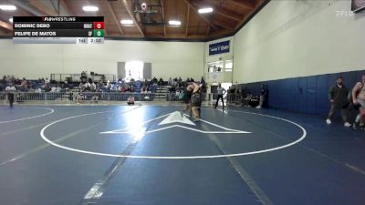 285 lbs Quarterfinal - Dominic Debo, Unattached vs Felipe De Matos, San Francisco State University