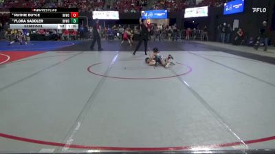 49/53 Semifinal - Flora Saddler, Helena Wrestling Club vs Ruthie Boyce, Chinook Wrestling Club