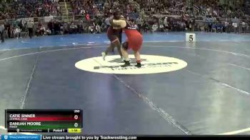 250 lbs Semifinal - Catie Sinner, Central Cass vs Danijah Moore, Minot