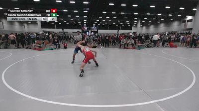 132 lbs Cons. Rd Of 64 - Carter Stuckey, Ohio vs Talon Tahdooahnippah, Elgin Wrestling Club