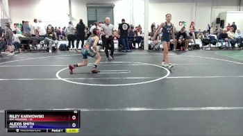 92 lbs Round 1 (6 Team) - Riley Karwowski, Mat Assassins vs Alexis Smith, Misfits Power