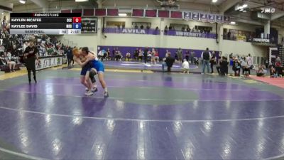 160 lbs Semifinal - Kaylen McAtee, Colby Community College vs Kaylee Davis, Murray State