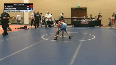 67 lbs 3rd Place Match - Kyle Savage, Scanlan Wrestling Academy vs Dylan Lee, Savage