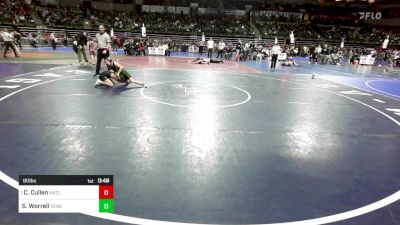 90 lbs Semifinal - Ciara Cullen, Hazlet Hawks vs Sawyer Worrell, Seneca