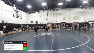 144 lbs Consi Of 8 #1 - Joshua Javillonar, East Hartford vs Andrew Merrill, Enfield