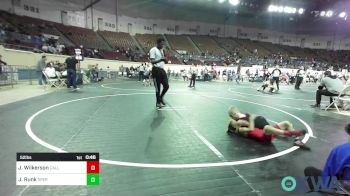 52 lbs Final - Jaxton Wilkerson, Carl Albert vs Jett Runk, Sperry Wrestling Club