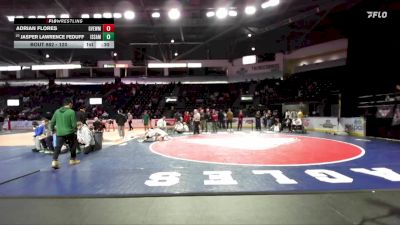 120 lbs Cons. Round 3 - Jasper Lawrence Feduff, Issaquah vs Adrian Flores, Grandview