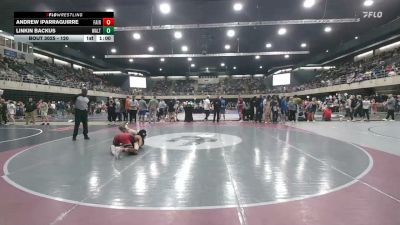 120 lbs Round Of 16 - Andrew Iparraguirre, Fairfax vs Linkin Backus, Walton