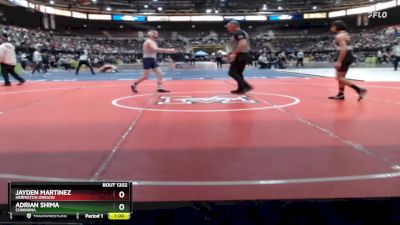 126 lbs Cons. Round 4 - Adrian Shima, Chiawana vs Jayden Martinez, Hermiston Oregon