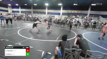 190 lbs Round Of 16 - Kano Gordon, Betsu WC vs Satoshi Davis, Gold Rush Wr Ac