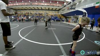 43 lbs Semifinal - Preslie Dickerson, Clinton Youth Wrestling vs Franciso Lopez, OKC Saints Wrestling