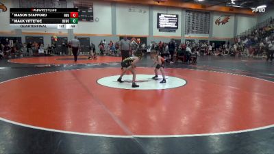 80 lbs Quarterfinal - Mason Stafford, Hawkeye Wrestling Academy vs Mack Vittetoe, Big Game Wrestling Club