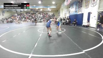 100 lbs Champ. Round 1 - Natalia Higaredu, La Sierra vs Kim Santos Preciado, Littlerock