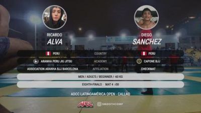 Diego Sanchez vs Ricardo Alva 2026 ADCC Callao Open
