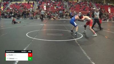 120 lbs Quarterfinal - Trevden Olstad, MWC Wrestling Academy vs Liam Hyder, Greater Heights Wrestling