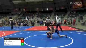 92 lbs Prelims - Dax Curtsinger, Verdigris Youth Wrestling vs Isaac Newton, Jenks Trojan Wrestling Club