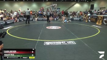 78 lbs Finals (8 Team) - Hogan Rice, American Gladiators-Havoc vs Casen Becker, Untouchables Purple