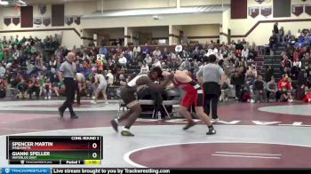 160 lbs Cons. Round 2 - Spencer Martin, Maquoketa vs Gianni Speller, Waterloo East