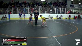 67 lbs Champ. Round 1 - Ethan Ellis, Falcon WC vs Ryder Browning, Sault Blue Devils