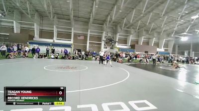 98 lbs Cons. Round 6 - Teagan Young, Palisade vs Record Hendricks, Spanish Springs