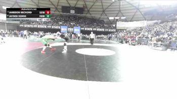 Boys 2A 215 lbs Champ. Round 1 - Jameson Beckord, Eatonville vs Jayden Vidrio, Foss